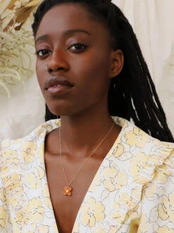 Bella Necklace In Terracotta -Wolf & Moon 05f82491 9e84 4678 ba87 49aa39e56382