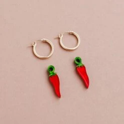 Chilli Pepper Hoops -Wolf & Moon 08abff6e 132a 448d 98c3 f379ce825bd5