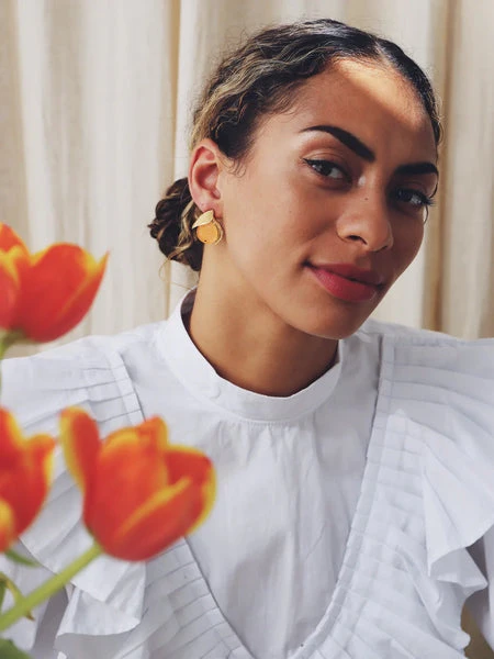 Mini Orange Studs 5 Mini Orange Studs - Image 3