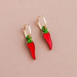Chilli Pepper Hoops -Wolf & Moon 13ecb4c4 4a0e 4934 8fcf 6aedbe7075de