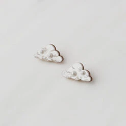 Cloud Stud Earrings -Wolf & Moon 29988ec8 1b72 48ba a8f1 bb8109dfacff