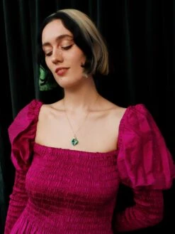 Limited Edition Bauble Necklace - Emerald -Wolf & Moon 29ca3bd8 4f33 48bf b932 057457aaf25c