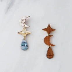 Celestial Earrings 18 Celestial Earrings -Wolf & Moon 2c385463 17de 48a3 992a e307b5d55885