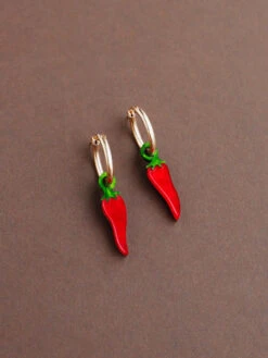 Chilli Pepper Studs -Wolf & Moon 408edd34 ed3c 4f42 ae26 b3f36c5506e8