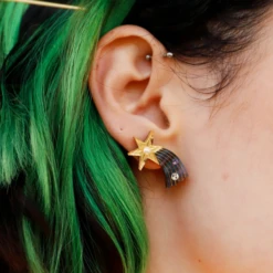 Shooting Star Stud Earrings -Wolf & Moon 51574b65 0b06 40b8 8235 88ae2e2a27eb