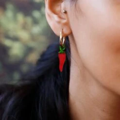 Chilli Pepper Hoops -Wolf & Moon 88c87c7e 5b5b 4da1 aeb1 ac164cf00dcb