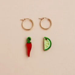 Mini Chilli And Lime Hoops -Wolf & Moon 947dd76f 2dd6 438f 8206 a2af5fbd4066
