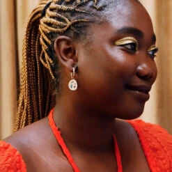 Frances Hoop Earrings -Wolf & Moon 9ce43918 b199 4bf5 9aad c0ae06473150