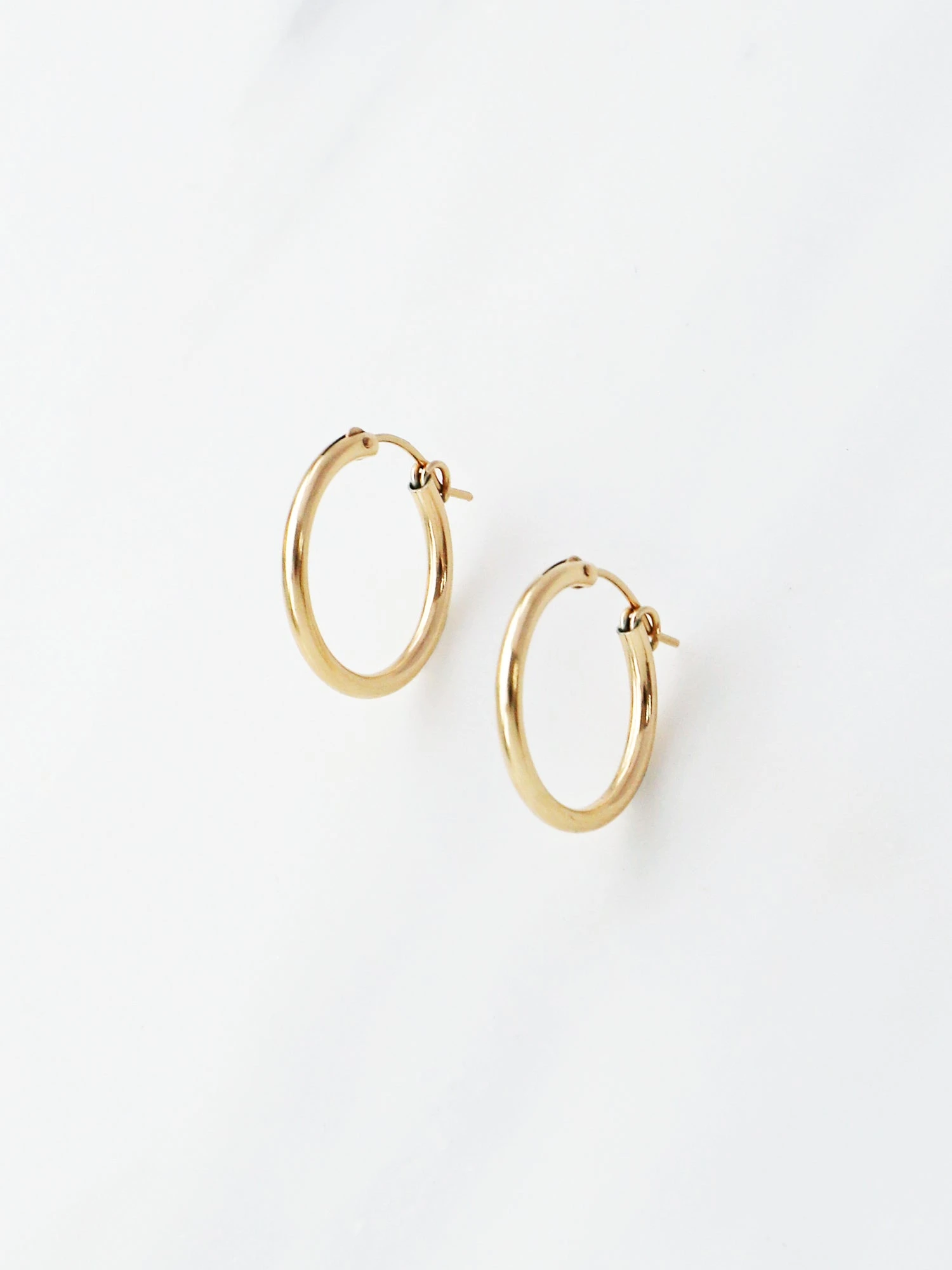 Wolf & Moon Gold-Filled Hoops 9 Wolf & Moon Gold-Filled Hoops - Image 7