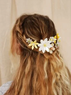 Wolf & Moon Meadow Comb Set In Yellow -Wolf & Moon amy all 2