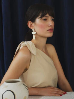 Wolf & Moon Ana Earrings In Mother Of Pearl 12 Wolf & Moon Ana Earrings In Mother Of Pearl -Wolf & Moon ana earrings mop model 2 750