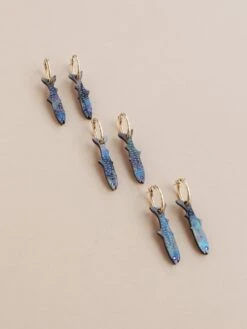 Wolf & Moon Anchovy Hoops -Wolf & Moon anchovy hoops lifestyle 4