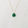 Emerald Mother Of Pearl 'beatrice' Necklace -Wolf & Moon bd050113 8d10 414c a121 d2e640d75c86