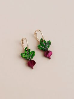 Wolf & Moon Beetroot Hoops