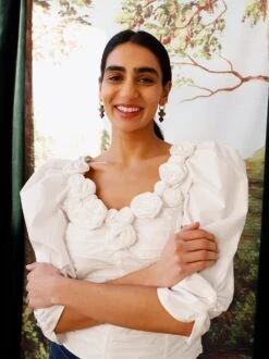 Wolf & Moon Beetroot Hoops 14 Wolf & Moon Beetroot Hoops -Wolf & Moon beetroot hoops model 2