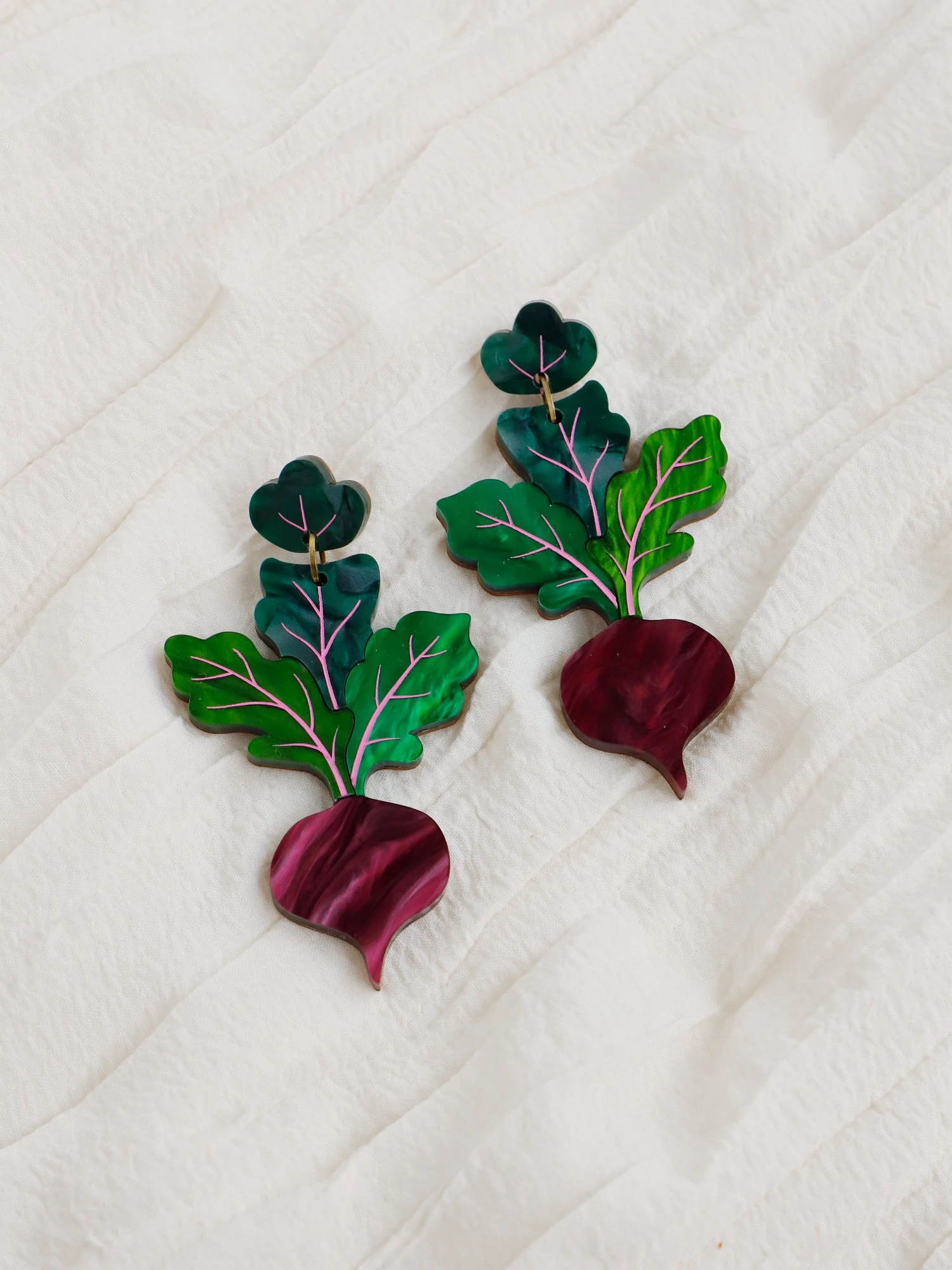 Wolf & Moon Beetroot Statement Earrings 11 Wolf & Moon Beetroot Statement Earrings - Image 9
