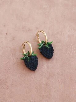 Wolf & Moon Blackberry Hoops -Wolf & Moon blackberry hoops lifestyle 4