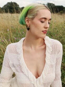 Wolf & Moon Blackberry Hoops -Wolf & Moon blackberry hoops model 3