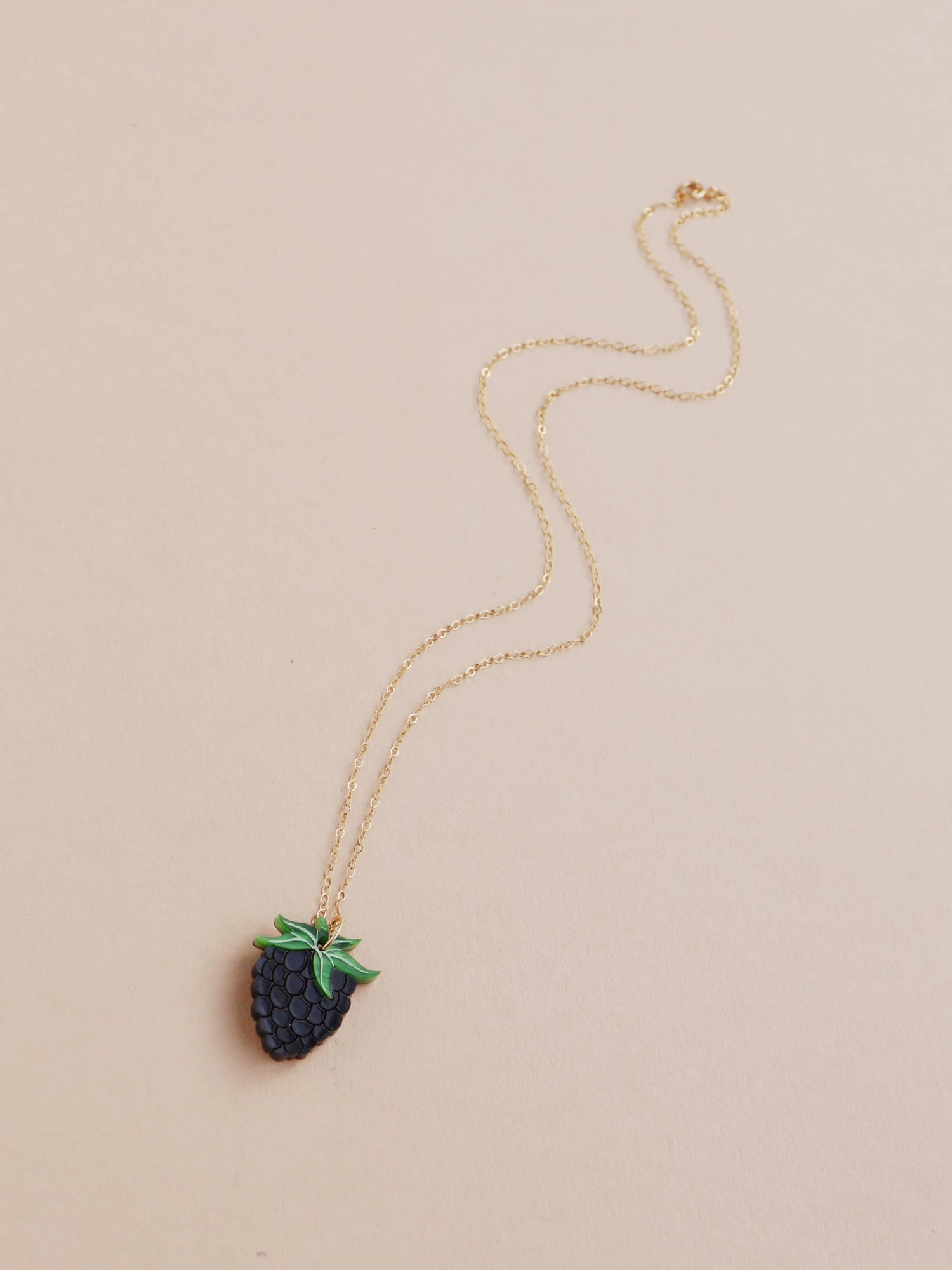 Wolf & Moon Blackberry Necklace 6 Wolf & Moon Blackberry Necklace - Image 4