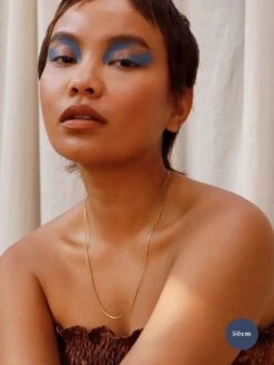 Wolf & Moon Gold-Filled Box Chain -Wolf & Moon box goldfilled 50cm model 1 label