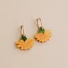 Wolf & Moon Calendula Hoops 2 Wolf & Moon Calendula Hoops -Wolf & Moon calendula hoops lifestyle 1