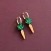 Wolf & Moon Carrot Hoops -Wolf & Moon carrot hoops lifestyle 1