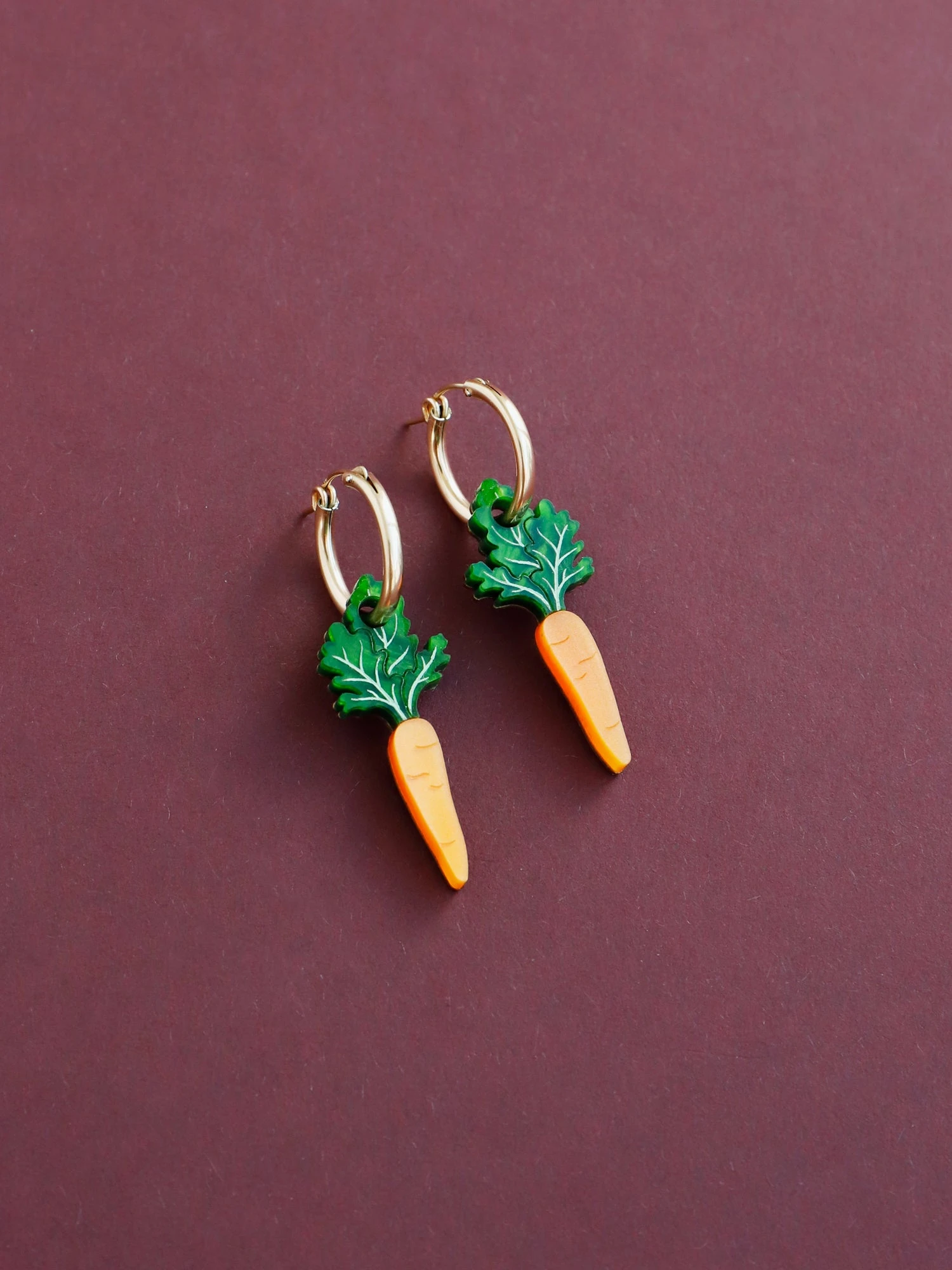 Wolf & Moon Carrot Hoops 3 Wolf & Moon Carrot Hoops