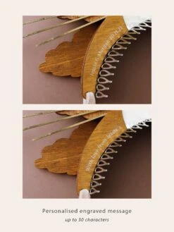 Wolf & Moon Celestial Headpiece In Mist 23 Wolf & Moon Celestial Headpiece In Mist -Wolf & Moon celestial headpiece engraving 4