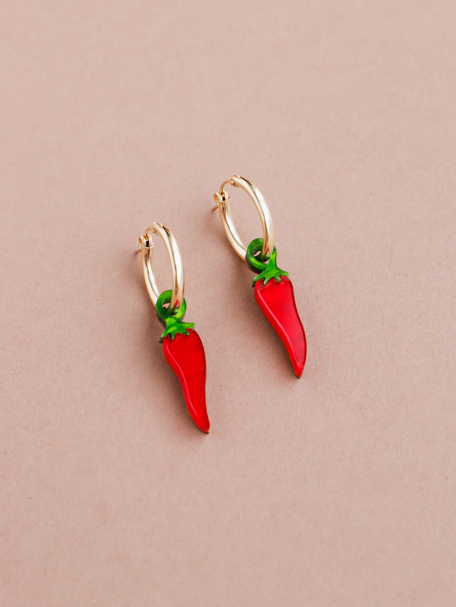 Wolf & Moon Chilli Pepper Hoops 3 Wolf & Moon Chilli Pepper Hoops