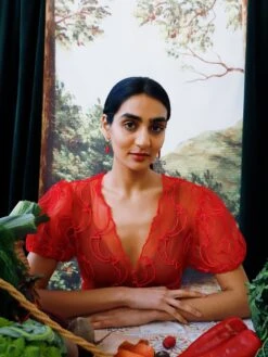 Wolf & Moon Chilli Pepper Hoops 19 Wolf & Moon Chilli Pepper Hoops -Wolf & Moon chilli pepper hoops model 1