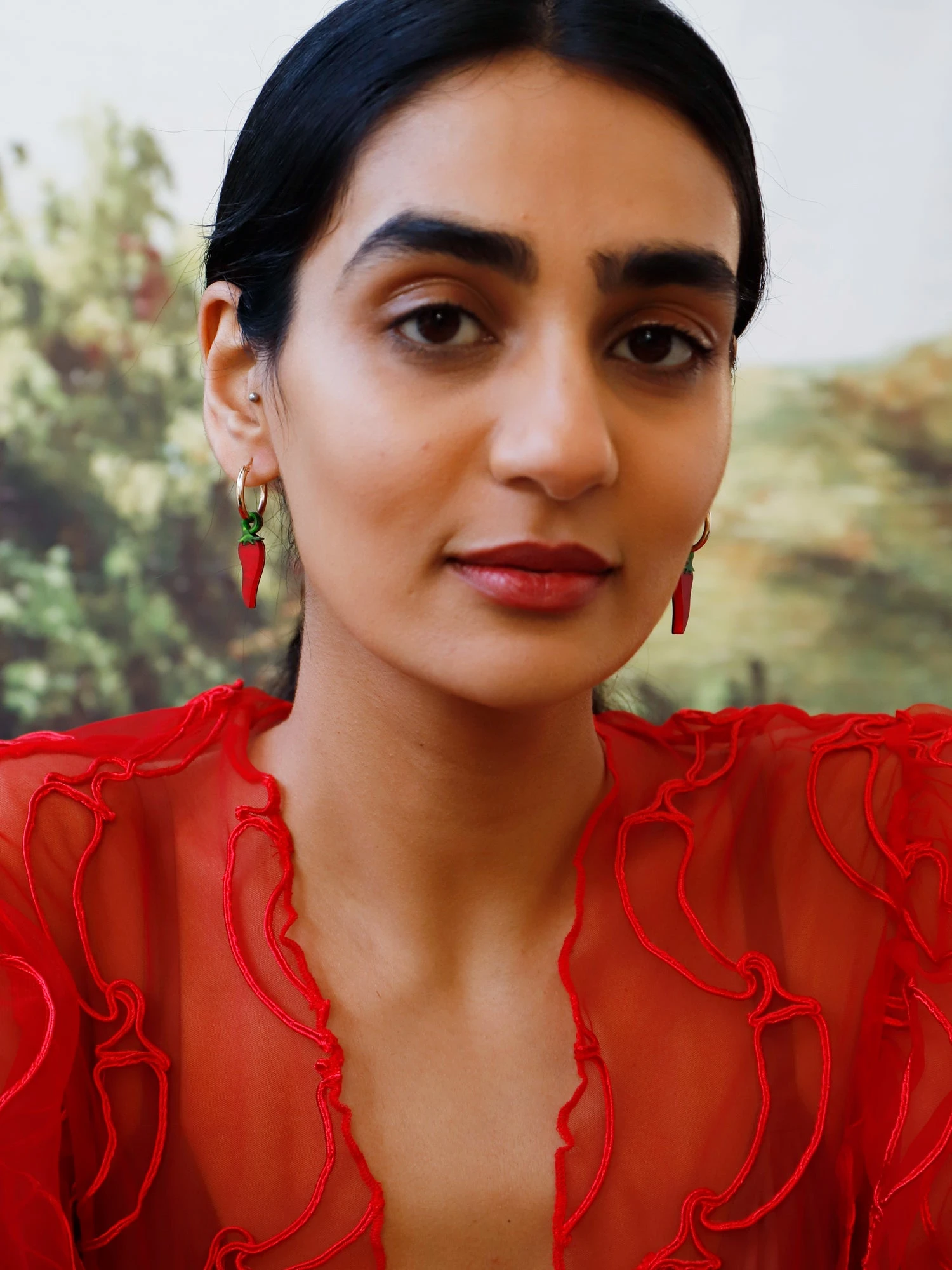 Wolf & Moon Chilli Pepper Hoops 8 Wolf & Moon Chilli Pepper Hoops - Image 6