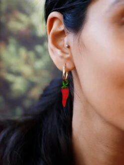 Wolf & Moon Tapas Hoops Set -Wolf & Moon chilli pepper hoops model 4 53581cca 5287 4fe5 81ce 124609d7d8c0