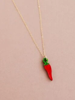 Wolf & Moon Chilli Pepper Necklace