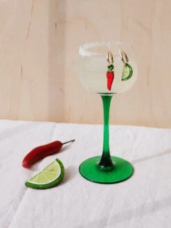 Wolf & Moon Chilli & Lime Hoops -Wolf & Moon chillilime23x4