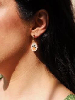 Wolf & Moon Citrus Charm Hoops 15 Wolf & Moon Citrus Charm Hoops -Wolf & Moon citrus charm hoops model 3 0dec50c6 d01c 4d65 9b80 acc1d85ee068