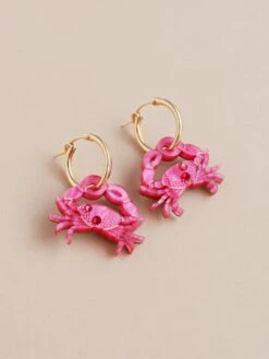 Wolf & Moon Crab Hoops -Wolf & Moon crab hoops lifestyle 2 25866cbf 0931 4896 b78a c19cd2ca8ff5