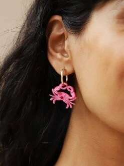 Wolf & Moon Lobster & Crab Hoops -Wolf & Moon crab hoops model 5