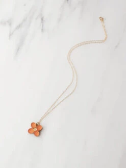 Bella Necklace In Terracotta -Wolf & Moon d7a5612f 76d1 447d a9a9 f150828439a9