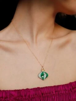 Limited Edition Bauble Necklace - Emerald -Wolf & Moon dcaec389 75d0 49ac a90c 295917b9dadb