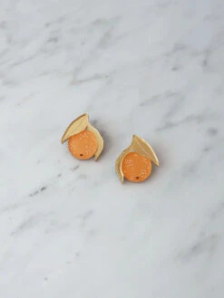 Mini Orange Studs 12 Mini Orange Studs -Wolf & Moon ea51513b 0efd 43dd b208 94ecdc8c422b