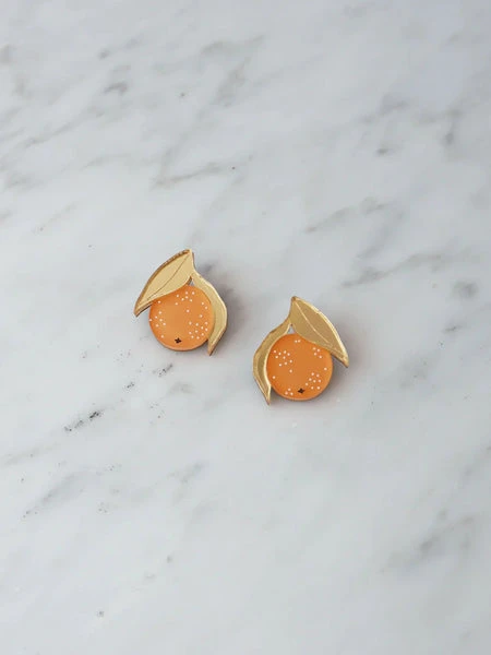 Mini Orange Studs 7 Mini Orange Studs - Image 5