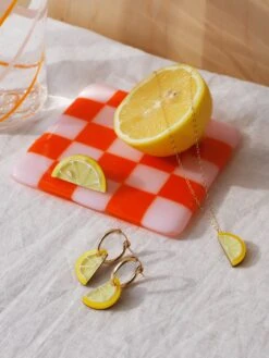 Wolf & Moon Lemon Slice Necklace -Wolf & Moon grouplemons13x4