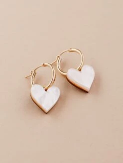 Wolf & Moon Jessie Hoops In Cream 13 Wolf & Moon Jessie Hoops In Cream -Wolf & Moon jessie hoops cream lifestyle 3