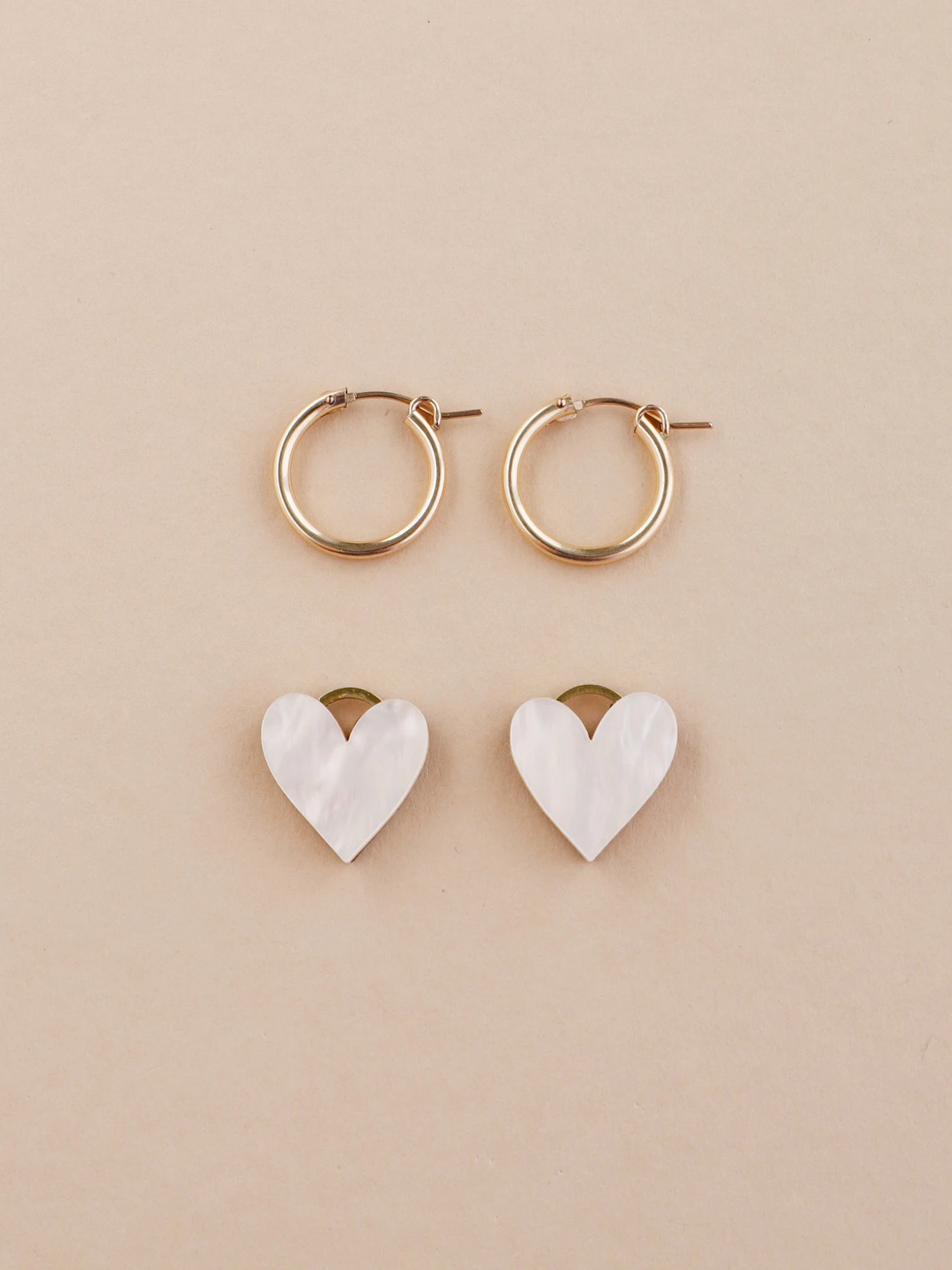 Wolf & Moon Jessie Hoops In Cream 9 Wolf & Moon Jessie Hoops In Cream - Image 7