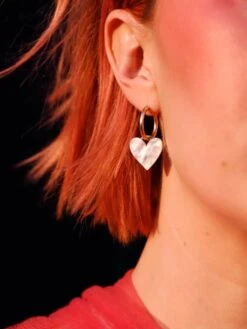 Wolf & Moon Jessie Hoops In Cream 19 Wolf & Moon Jessie Hoops In Cream -Wolf & Moon jessie hoops cream model 1