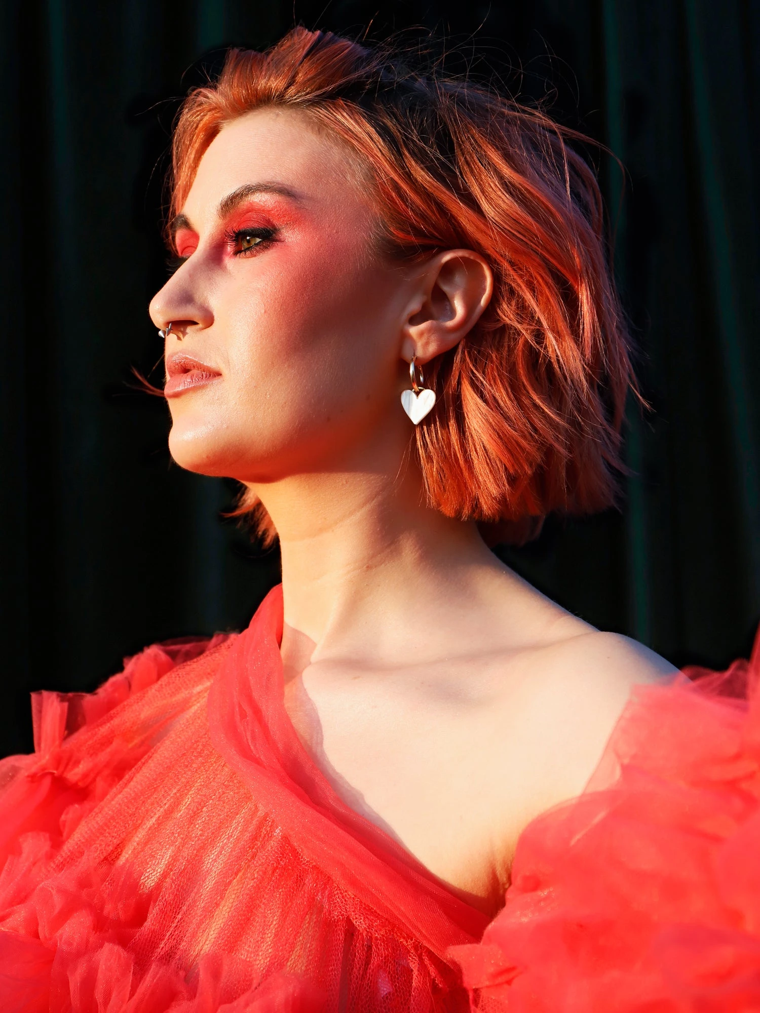 Wolf & Moon Jessie Hoops In Cream 4 Wolf & Moon Jessie Hoops In Cream - Image 2