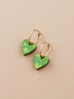 Wolf & Moon Jessie Hoops In Moss 13 Wolf & Moon Jessie Hoops In Moss -Wolf & Moon jessie hoops moss lifestyle 3