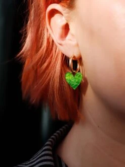 Wolf & Moon Jessie Hoops In Moss 16 Wolf & Moon Jessie Hoops In Moss -Wolf & Moon jessie hoops moss model 3