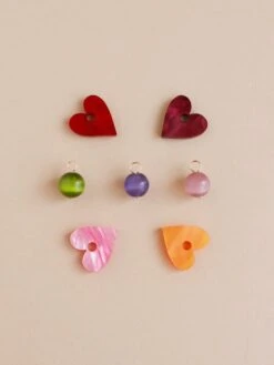 Wolf & Moon Jessie Rainbow Charm Hoops II -Wolf & Moon jessie rainbow charm hoops ii 5