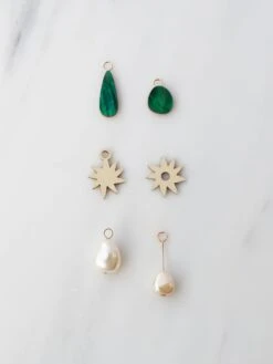 Wolf & Moon Kara Charm Hoops -Wolf & Moon kara charm hoops group 4